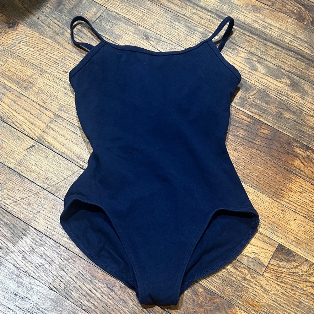 Navy Blue One-Piece ballet leotard